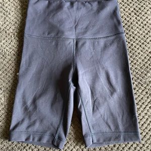 lululemon biker shorts navy blue